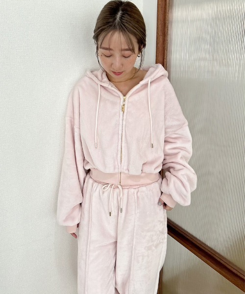 SNIDEL HOME（スナイデルホーム）の「フリースボアロングパンツ