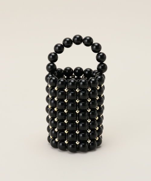 セール】【YIFEI】 Ball Beads Mini Handle BAG（ハンドバッグ）｜U by