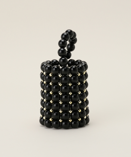 U by SPICK&SPAN(ユーバイスピックアンドスパン)の「【YIFEI】 Ball Beads Mini Handle BAG(ハンドバッグ・レディース・ブラック・FREE)」の8枚目の写真