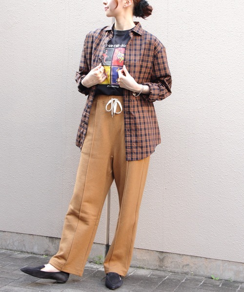 THE SHINZONE（ザ　シンゾーン）の「THE SHINZONE/シンゾーン　コットンウール スウェットパンツ　COTTON WOOL SWEATPANTS　24AMSPA14（スウェットパンツ・レディース・グレー/ネイビー/キャメル・M）」の18枚目の写真