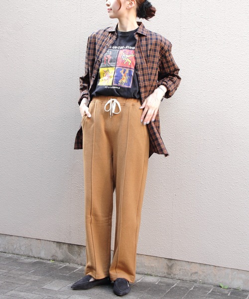 THE SHINZONE（ザ　シンゾーン）の「THE SHINZONE/シンゾーン　コットンウール スウェットパンツ　COTTON WOOL SWEATPANTS　24AMSPA14（スウェットパンツ・レディース・グレー/ネイビー/キャメル・M）」の19枚目の写真