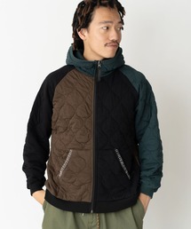 gym master（ジムマスター）の「ウェーブキルトジップパーカー（パーカー）」