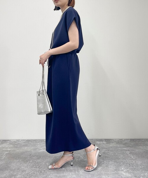 fredy emue（フレディエミュ）の「カットジョーゼットスカート（スカート・レディース・ベージュ/ネイビー/ブラック・38）」の13枚目の写真