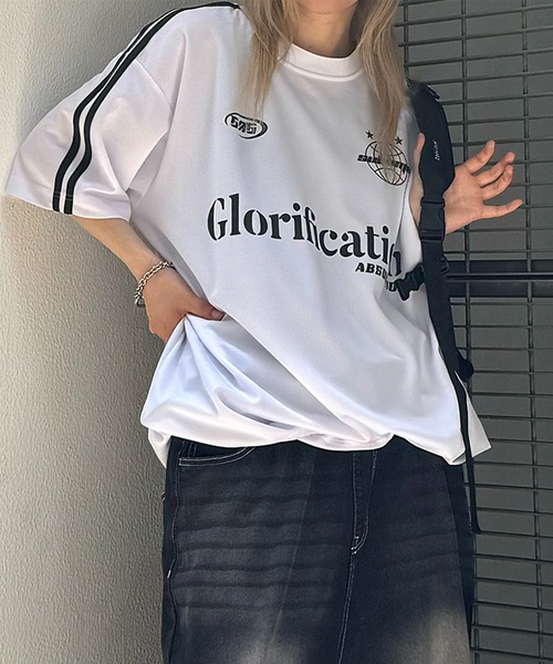 ILL'S(イルズ)の「【ILL'S】クルーネックサッカーTシャツ(Tシャツ/カットソー・メンズ・ホワイト/ブラック/ネイビー・M/L)」の11枚目の写真
