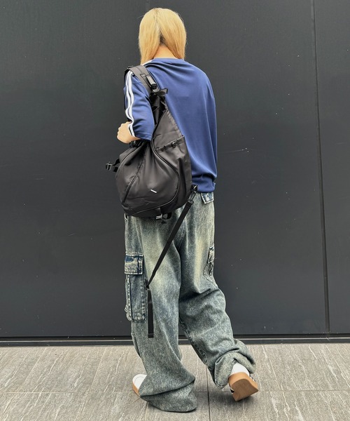 ILL'S(イルズ)の「【ILL'S】クルーネックサッカーTシャツ(Tシャツ/カットソー・メンズ・ホワイト/ブラック/ネイビー・M/L)」の21枚目の写真