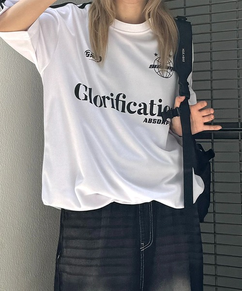 ILL'S(イルズ)の「【ILL'S】クルーネックサッカーTシャツ(Tシャツ/カットソー・メンズ・ホワイト/ブラック/ネイビー・M/L)」の13枚目の写真