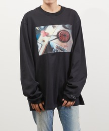 JANE SMITH / JOHN SMITH（ジェーンスミスジョンスミス）の「JANESMITH ジェーンスミス / TIM BARBER hot knives L/S L-SHIRT グラフィックプリントビッグシルエットロンT / 24WCT-#536S（Tシャツ/カットソー）」