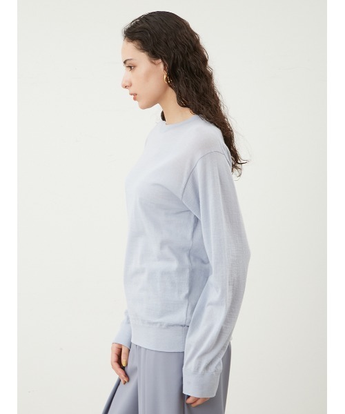 Mila Owen（ミラオーウェン）の「アルパカ混ハイゲージニットプル