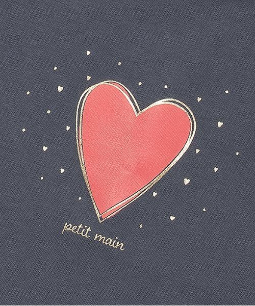 petit main(プティマイン)の「袖フリルTシャツ(Tシャツ/カットソー・キッズ・チャコール/ライトピンク/アイボリー・80cm/120cm/90cm/130cm/110cm/100cm)」の4枚目の写真