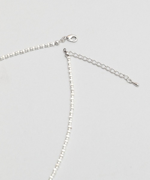 A part by(アパートバイ)の「ヘマタイトビーズネックレス(ネックレス・レディース・シルバー・FREE)」の5枚目の写真