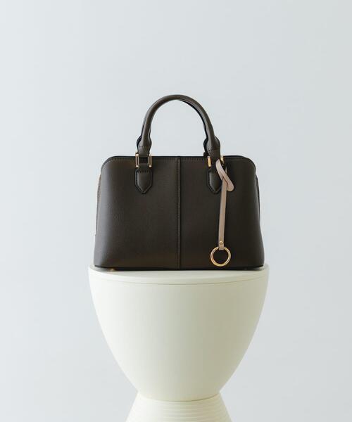 RODE SKO（ロデスコ）の「センターステッチハンドバッグ（ハンドバッグ・レディース・ブラック/ライトグレー/オレンジ/ホワイト系その他/ライトブルー/ベージュ系その他・ONE）」の4枚目の写真