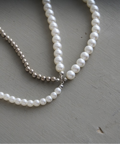 CIAOPANIC TYPY（チャオパニックティピー）の「lilマルチウェイネックレス（ネックレス・レディース・ホワイト/シルバー・ONE SIZE）」の9枚目の写真