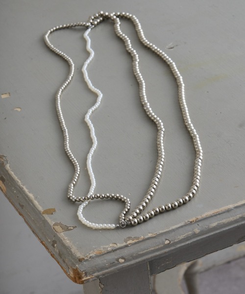 CIAOPANIC TYPY（チャオパニックティピー）の「lilマルチウェイネックレス（ネックレス・レディース・ホワイト/シルバー・ONE SIZE）」の8枚目の写真