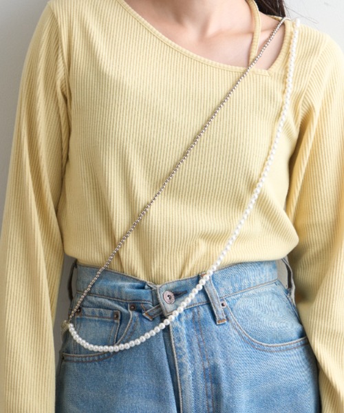 CIAOPANIC TYPY（チャオパニックティピー）の「lilマルチウェイネックレス（ネックレス・レディース・ホワイト/シルバー・ONE SIZE）」の6枚目の写真