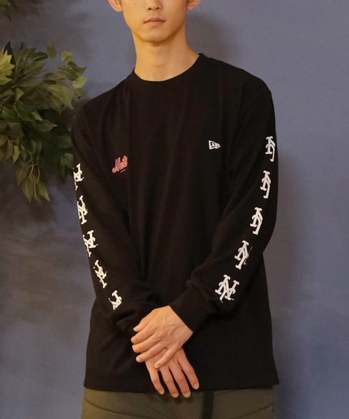 【セール】NEW ERA/ニューエラ ロンTee/コットンTee スリーブロゴ MLB レギュラーシルエット 14324709/14324714/14324715/14324720/14324721（Tシャツ/カットソー）｜NEW ERA（ニューエラ）