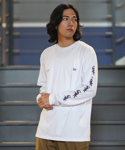 tシャツ NEW ERA/ニューエラ ロンT MLB スリーブロゴ 14324713/14450339 レディース NEW ERA tシャツ ERA/ニューエラ ロンT MLB スリーブロゴ