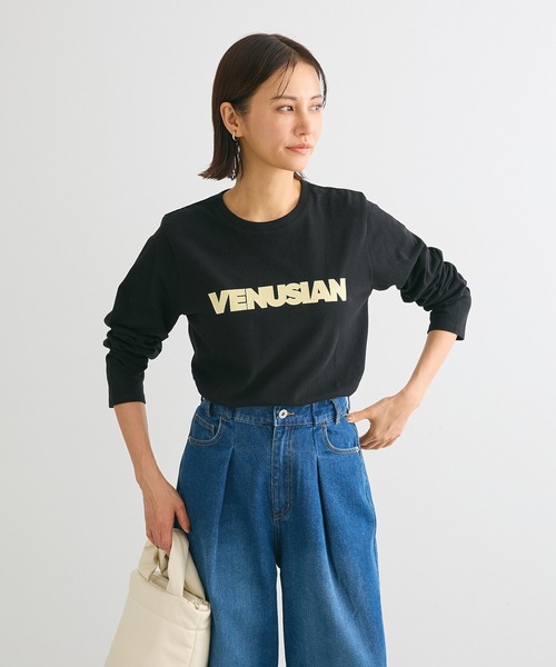 ELENCARE DUE（エレンカーレデュエ）の「・ELENCARE DUE ロゴptロンTEE（Tシャツ/カットソー・レディース・グリーン/ブラック/チャコールグレー/オフホワイト・FREE）」の15枚目の写真