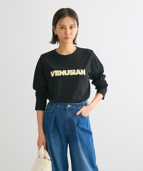 ELENCARE DUE（エレンカーレデュエ）の「・ELENCARE DUE ロゴptロンTEE（Tシャツ/カットソー・レディース・グリーン/ブラック/チャコールグレー/オフホワイト・FREE）」の16枚目の写真