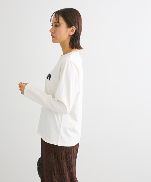 ELENCARE DUE（エレンカーレデュエ）の「・ELENCARE DUE ロゴptロンTEE（Tシャツ/カットソー・レディース・グリーン/ブラック/チャコールグレー/オフホワイト・FREE）」の9枚目の写真