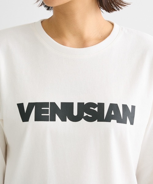 ELENCARE DUE（エレンカーレデュエ）の「・ELENCARE DUE ロゴptロンTEE（Tシャツ/カットソー・レディース・グリーン/ブラック/チャコールグレー/オフホワイト・FREE）」の11枚目の写真