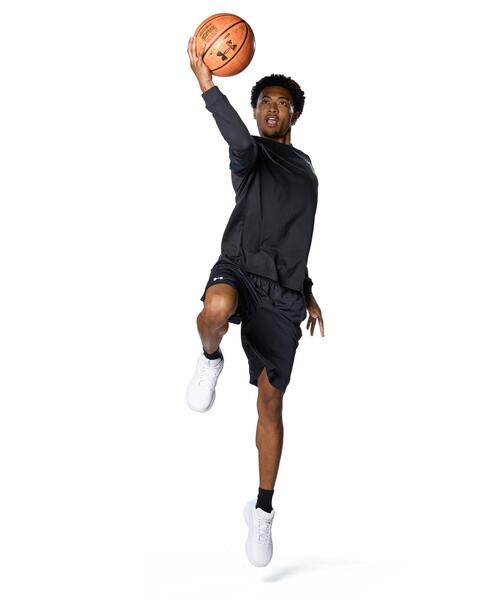 UNDER ARMOUR(アンダーアーマー)の「UAベースライン メッシュショーツ(バスケットボール/メンズ)(その他パンツ・メンズ・ブラック・XL/L/M/S)」の4枚目の写真