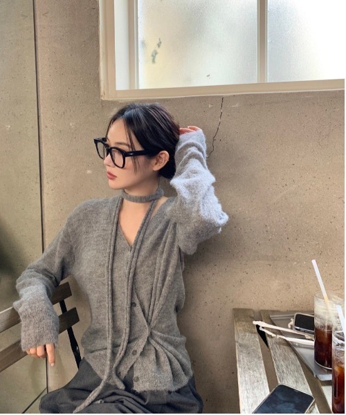 極美品✨◆mintdesigns◆ボタニカルローブロングカーディガン セール】【LAMPOON】ストールセットカーディガン（カーディガン/ボレロ