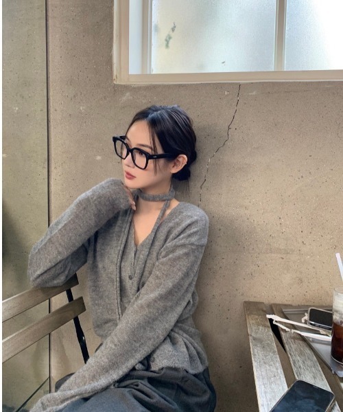 LAMPOON】ストールセットカーディガン（カーディガン/ボレロ）｜almo