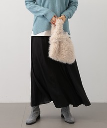 saloon | SALOON(サルーン)/サテンフレアスカート　ロング丈(スカート)
