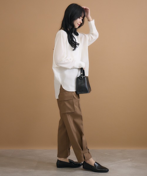 【セール】【KATHARINE ROSS】梨地ドルマンプルオーバー(Tシャツ/カットソー)|KATHARINE ROSS(キャサリンロス) 【セール】【KATHARINE ROSS】梨地ドルマンプルオーバー(Tシャツ/カットソー)|KATHARINE ROSS(キャサリンロス)