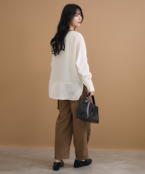 【セール】【KATHARINE ROSS】梨地ドルマンプルオーバー(Tシャツ/カットソー)|KATHARINE ROSS(キャサリンロス) 【セール】【KATHARINE ROSS】梨地ドルマンプルオーバー(Tシャツ/カットソー)|KATHARINE ROSS(キャサリンロス)