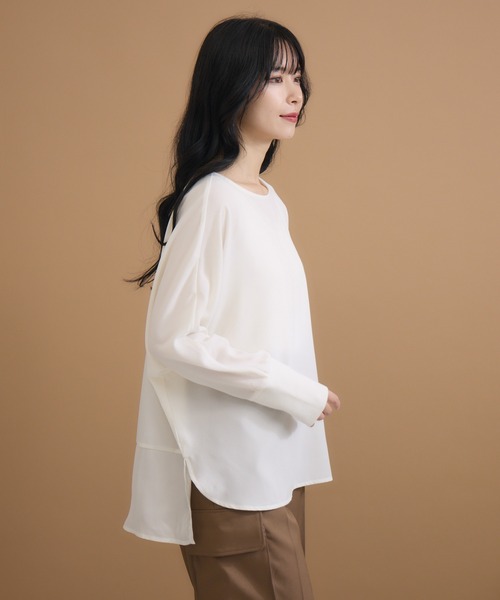 【セール】【KATHARINE ROSS】梨地ドルマンプルオーバー(Tシャツ/カットソー)|KATHARINE ROSS(キャサリンロス) 【セール】【KATHARINE ROSS】梨地ドルマンプルオーバー(Tシャツ/カットソー)|KATHARINE ROSS(キャサリンロス)