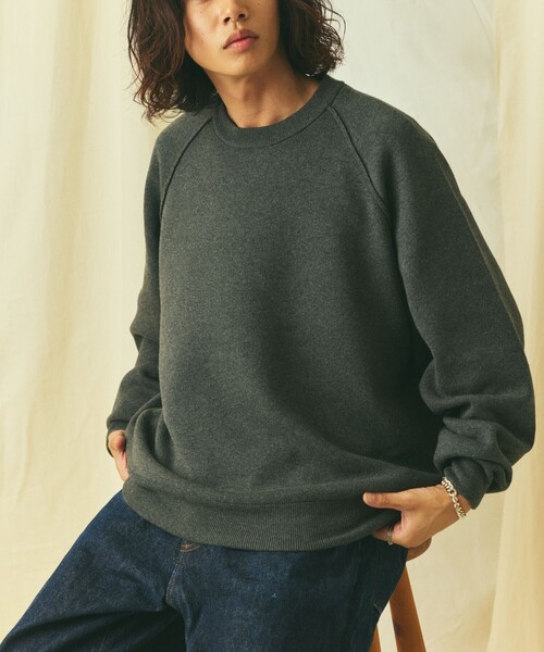 【週末限定値下】 SKIMS クルーネック スウェット 10．0oz T／C クルーネック スウェット（裏起毛