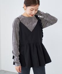 《WEB限定/追加》フロッキーチュール ロングスリーブプルオーバー