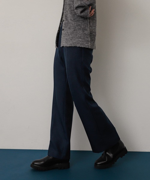 SENSE OF PLACE by URBAN RESEARCH（センスオブプレイスバイアーバンリサーチ）の「ウールライクキックフレアパンツ（その他パンツ・レディース・ベージュ/ネイビー/ブラック系その他・SMALL/MEDIUM）」の19枚目の写真