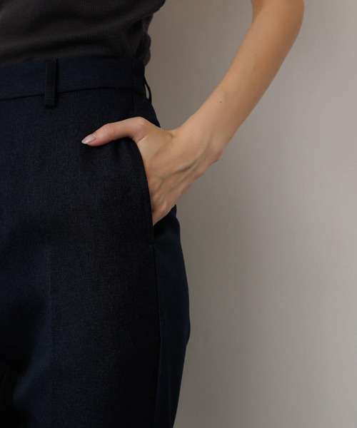 SENSE OF PLACE by URBAN RESEARCH（センスオブプレイスバイアーバンリサーチ）の「ウールライクキックフレアパンツ（その他パンツ・レディース・ベージュ/ネイビー/ブラック系その他・SMALL/MEDIUM）」の6枚目の写真