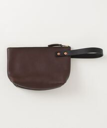 BEAMS F | KINGSLEY WALTERS STUDIO / レザー コンパクトポーチ(トートバッグ)