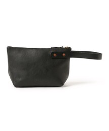 BEAMS F（ビームスエフ）の「KINGSLEY WALTERS STUDIO / レザー コンパクトポーチ（トートバッグ）」
