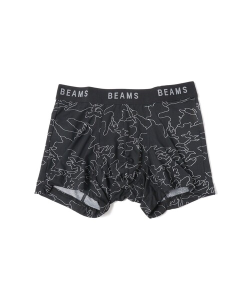 BEAMS(ビームス)の「2トーン カモ ボクサーパンツ(ボクサーパンツ・メンズ・ブラック/ライトグレー・LARGE/MEDIUM)」の2枚目の写真