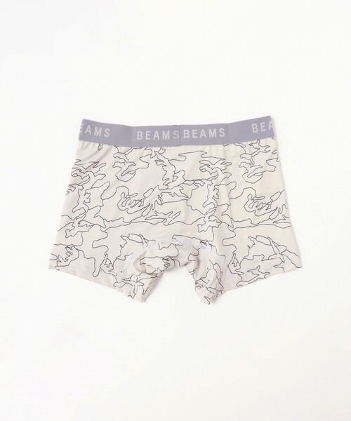 BEAMS(ビームス)の「2トーン カモ ボクサーパンツ(ボクサーパンツ・メンズ・ブラック/ライトグレー・LARGE/MEDIUM)」の5枚目の写真