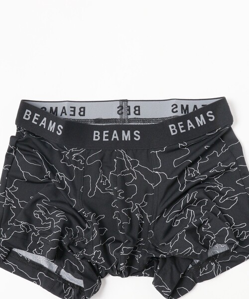 BEAMS(ビームス)の「2トーン カモ ボクサーパンツ(ボクサーパンツ・メンズ・ブラック/ライトグレー・LARGE/MEDIUM)」の7枚目の写真