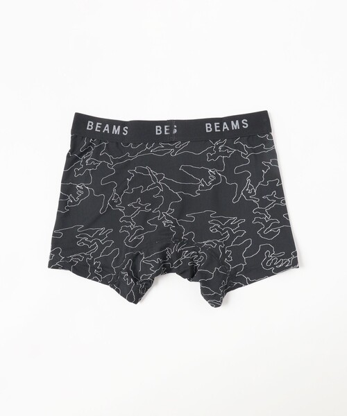 BEAMS(ビームス)の「2トーン カモ ボクサーパンツ(ボクサーパンツ・メンズ・ブラック/ライトグレー・LARGE/MEDIUM)」の9枚目の写真