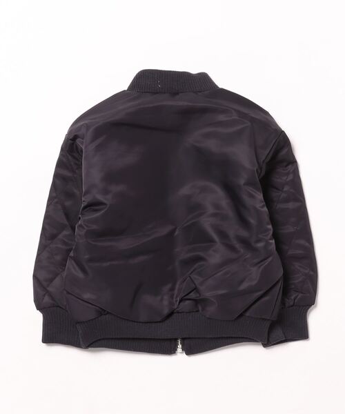 AIMABLE(エマーブル)の「ポケットリボンブルゾン(ブルゾン・キッズ・ブラック/ベージュ・100/110/120/130/140)」の9枚目の写真