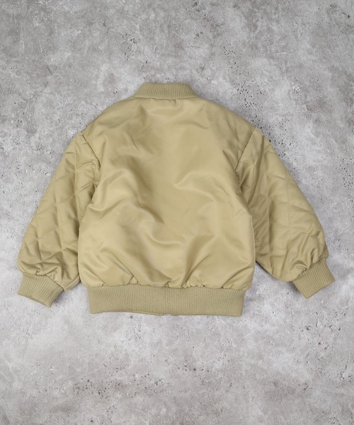 AIMABLE(エマーブル)の「ポケットリボンブルゾン(ブルゾン・キッズ・ブラック/ベージュ・100/110/120/130/140)」の6枚目の写真