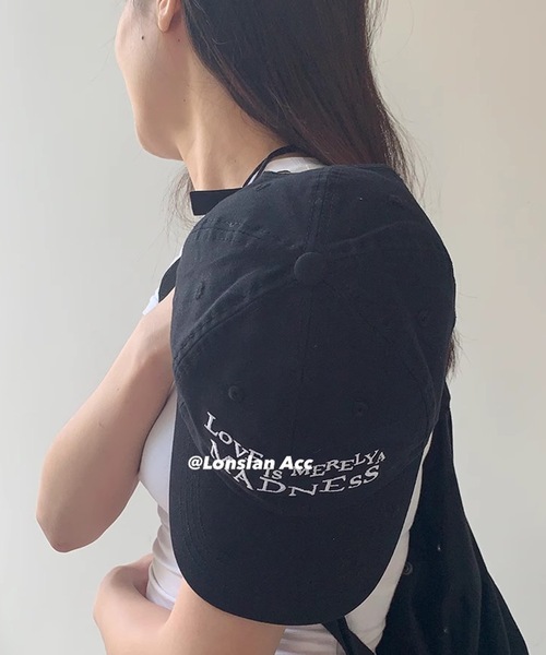 SANSeLF(サンセルフ)の「【LONSLAN】 ロゴ刺繍キャップ sanal24a006(キャップ・レディース・ブラック・FREE)」の3枚目の写真