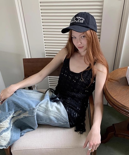 SANSeLF(サンセルフ)の「【LONSLAN】 ロゴ刺繍キャップ sanal24a006(キャップ・レディース・ブラック・FREE)」の14枚目の写真