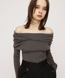SLY | OFF SHOULDER KNIT TOPS オフ ショルダー ニット トップス(ニット/セーター)
