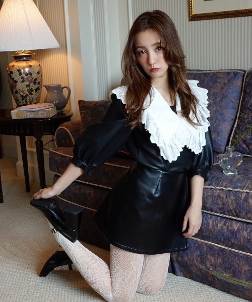 エコレザーキュロット（スカート）｜Rosy luce（ロージールーチェ）の