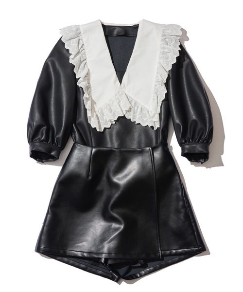 エコレザーキュロット（スカート）｜Rosy luce（ロージールーチェ）の