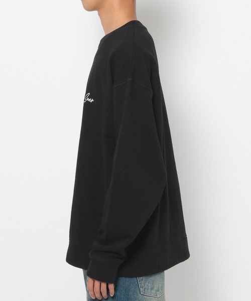 LAKOLE（ラコレ）の「ウォッシュドスウェットプルオーバー / 147332（スウェット・メンズ・チャコール/ネイビー/ブラック/ライトブルー・MEDIUM/X-LARGE/LARGE）」の6枚目の写真