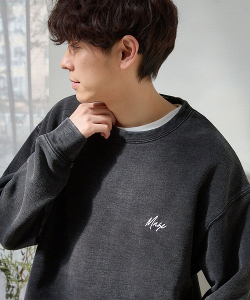 LAKOLE（ラコレ）の「ウォッシュドスウェットプルオーバー / 147332（スウェット・メンズ・チャコール/ネイビー/ブラック/ライトブルー・MEDIUM/X-LARGE/LARGE）」の20枚目の写真